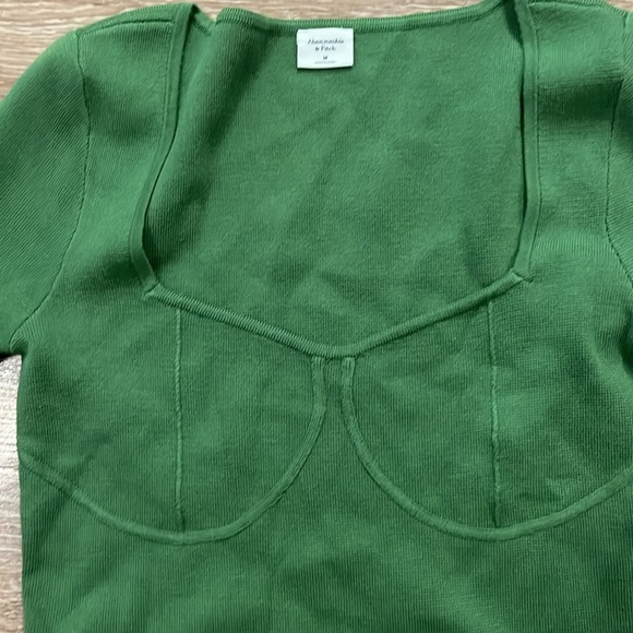 Abercrombie & Fitch Corset Slim Sweater Top - Picture 4 of 5